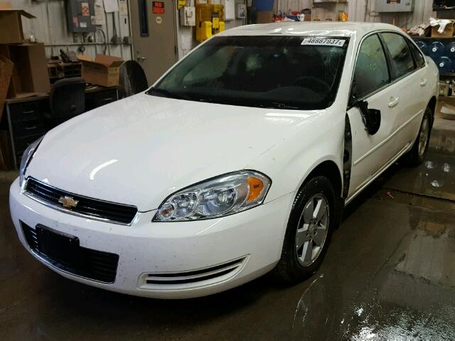 2G1WT55K369386686 - 2006 CHEVROLET IMPALA LT WHITE photo 2