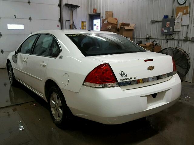 2G1WT55K369386686 - 2006 CHEVROLET IMPALA LT WHITE photo 3