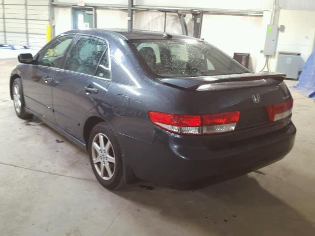 1HGCM66594A024628 - 2004 HONDA ACCORD EX 蓝色 照片 3