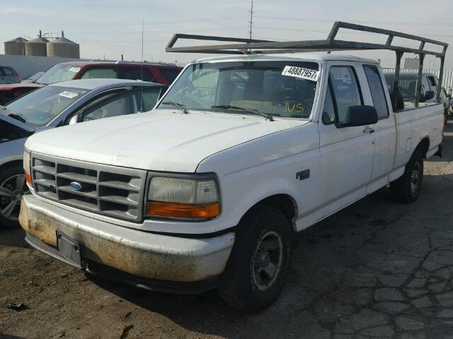 1FTEX15Y4TKA49099 - 1996 FORD F150 WHITE photo 2