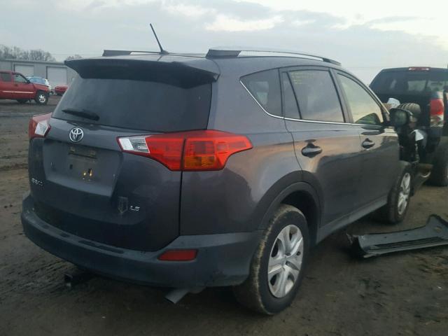 JTMZFREV2FJ043403 - 2015 TOYOTA RAV4 LE BLUE photo 4