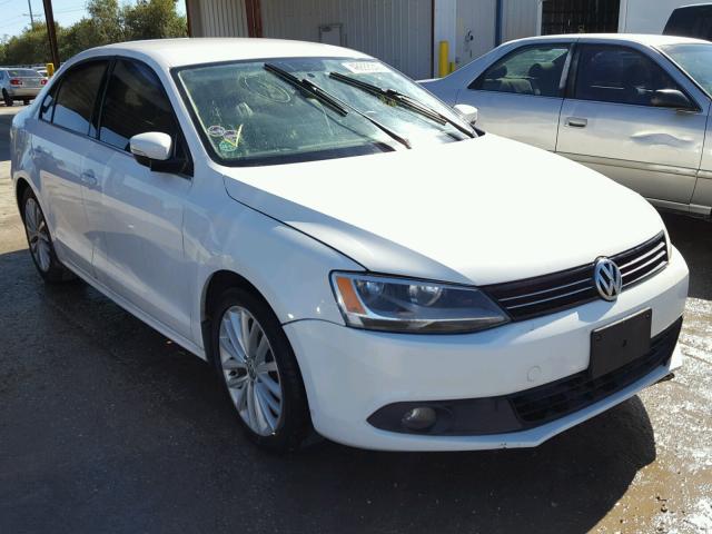 3VWLP7AJ7CM303039 - 2012 VOLKSWAGEN JETTA SEL WHITE photo 1