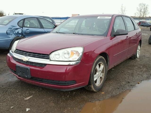 1G1ZT64864F162261 - 2004 CHEVROLET MALIBU MAX MAROON photo 2