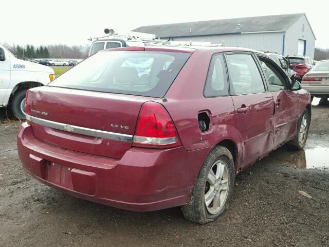 1G1ZT64864F162261 - 2004 CHEVROLET MALIBU MAX 栗色 照片 4