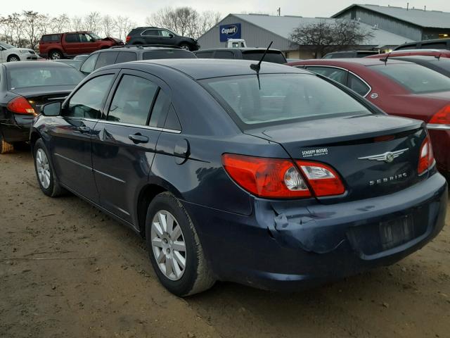 1C3LC46K48N211578 - 2008 CHRYSLER SEBRING LX BLUE photo 3