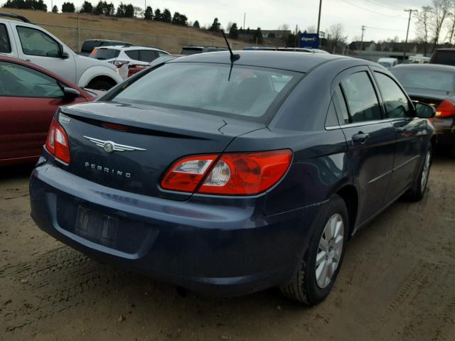 1C3LC46K48N211578 - 2008 CHRYSLER SEBRING LX BLUE photo 4