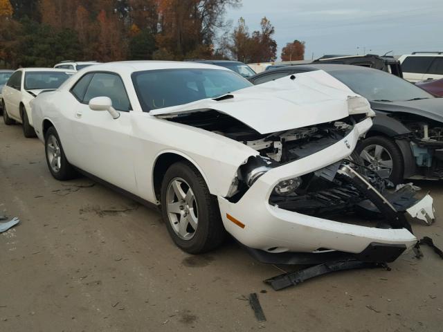 2B3CJ4DV5AH323191 - 2010 DODGE CHALLENGER WHITE photo 1