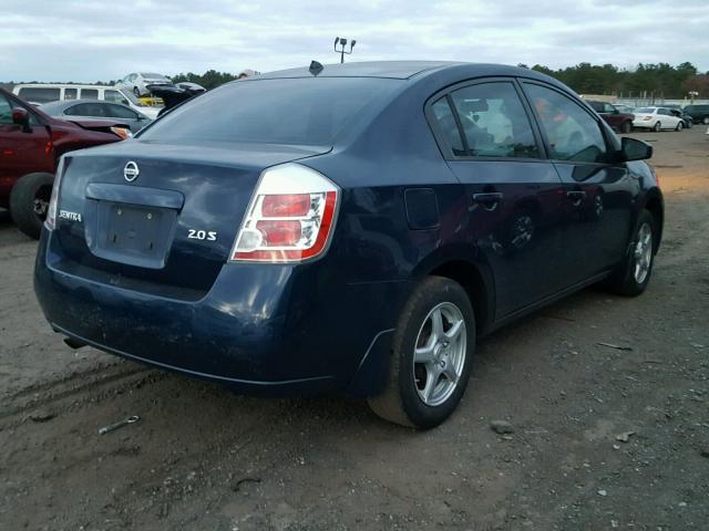 3N1AB61E97L703351 - 2007 NISSAN SENTRA 2.0 BLUE photo 4