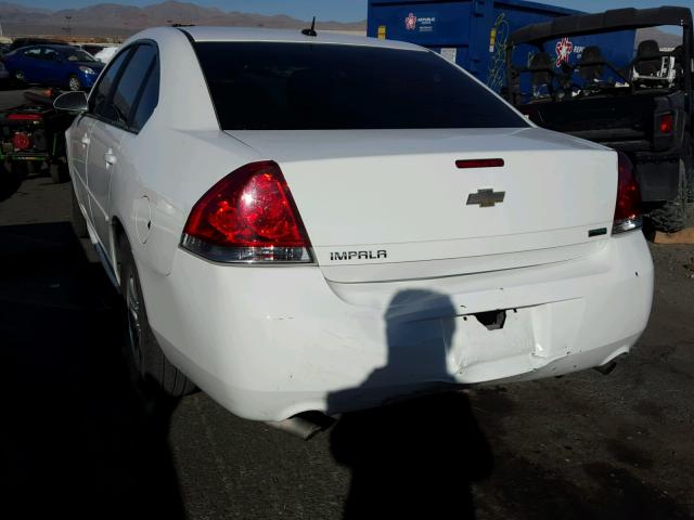 2G1WA5E31D1180762 - 2013 CHEVROLET IMPALA LS WHITE photo 3