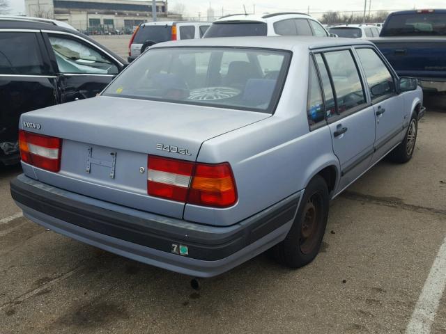 YV1JS8838N1075584 - 1992 VOLVO 940 BASE BLUE photo 4