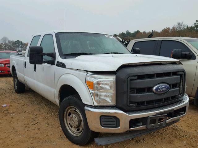 1FT7W2A64CEA76727 - 2012 FORD F250 SUPER WHITE photo 1