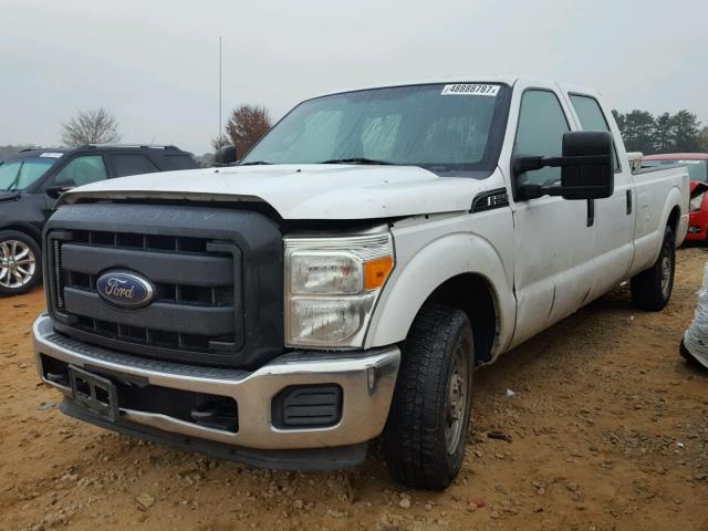 1FT7W2A64CEA76727 - 2012 FORD F250 SUPER WHITE photo 2