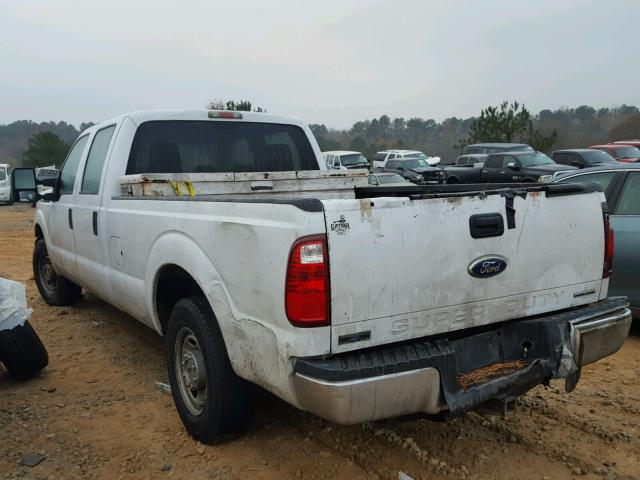 1FT7W2A64CEA76727 - 2012 FORD F250 SUPER WHITE photo 3