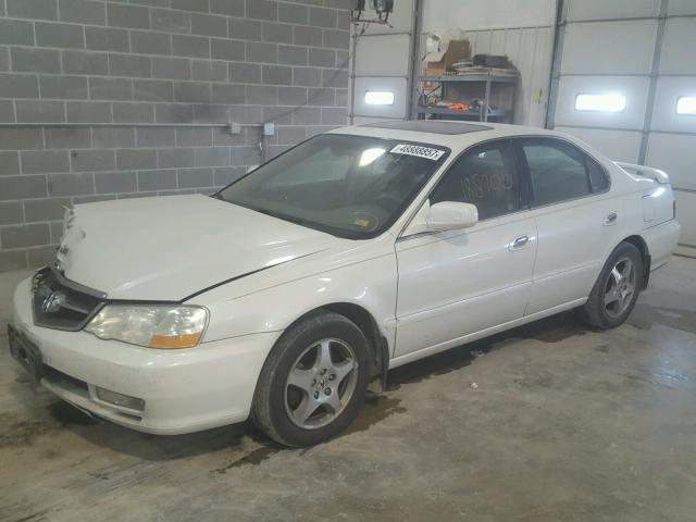 19UUA56683A004630 - 2003 ACURA 3.2TL WHITE photo 2