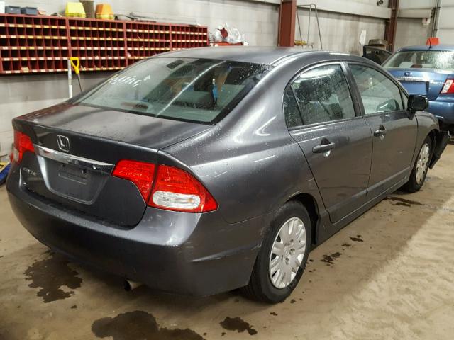 2HGFA1F39AH553145 - 2010 HONDA CIVIC VP GRAY photo 4