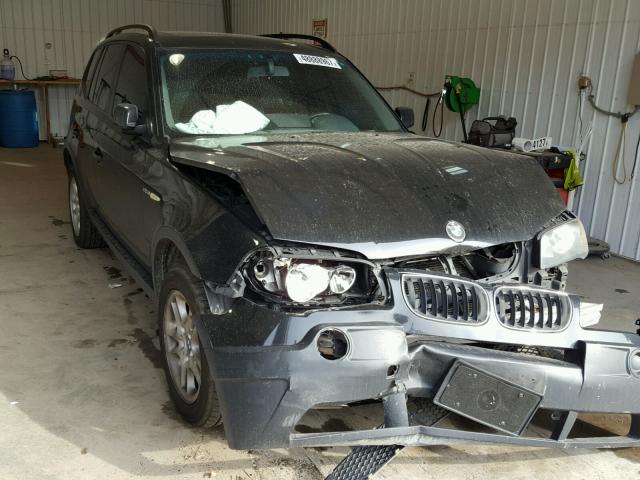 WBXPA73464WC39077 - 2004 BMW X3 2.5I BLACK photo 1