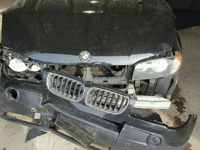 WBXPA73464WC39077 - 2004 BMW X3 2.5I BLACK photo 7