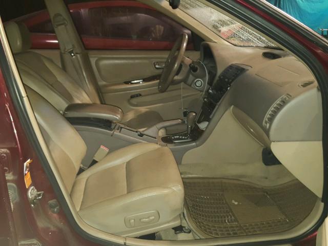 JN1DA31A13T411629 - 2003 NISSAN MAXIMA GLE BURGUNDY photo 5