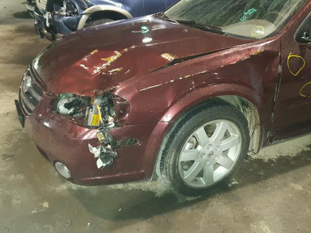 JN1DA31A13T411629 - 2003 NISSAN MAXIMA GLE BURGUNDY photo 9