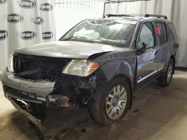 5N1BR18B08C620959 - 2008 NISSAN PATHFINDER GRAY photo 2