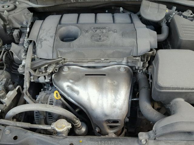 4T1BF3EK8BU221954 - 2011 TOYOTA CAMRY BASE BLACK photo 7