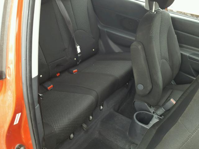 KMHCM36C77U050090 - 2007 HYUNDAI ACCENT GS ORANGE photo 6