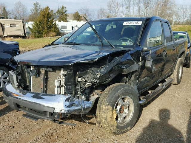 1GCDT136858165849 - 2005 CHEVROLET COLORADO BLACK photo 2