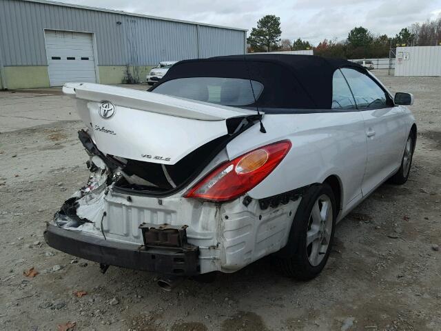 4T1FA38P94U034152 - 2004 TOYOTA CAMRY SOLA WHITE photo 4