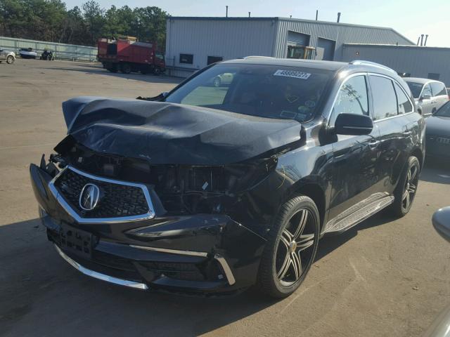 5FRYD4H85HB017073 - 2017 ACURA MDX ADVANC BLACK photo 2
