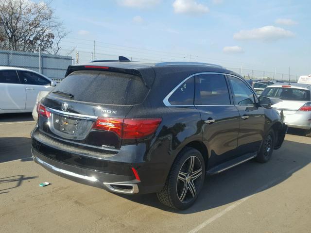 5FRYD4H85HB017073 - 2017 ACURA MDX ADVANC BLACK photo 4