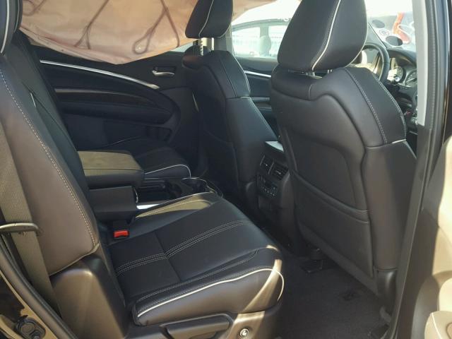 5FRYD4H85HB017073 - 2017 ACURA MDX ADVANC BLACK photo 6