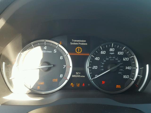 5FRYD4H85HB017073 - 2017 ACURA MDX ADVANC BLACK photo 8