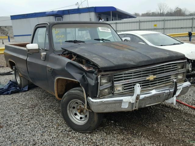 1GCDC14H3EF368921 - 1984 CHEVROLET C10 BLACK photo 1