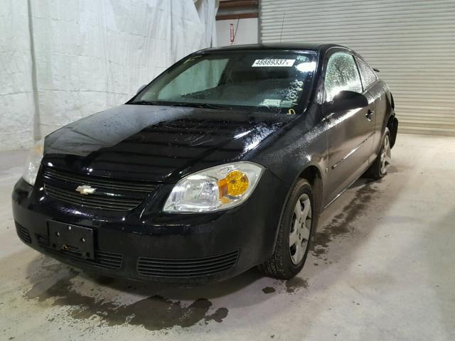 1G1AL15F477211923 - 2007 CHEVROLET COBALT LT BLACK photo 2