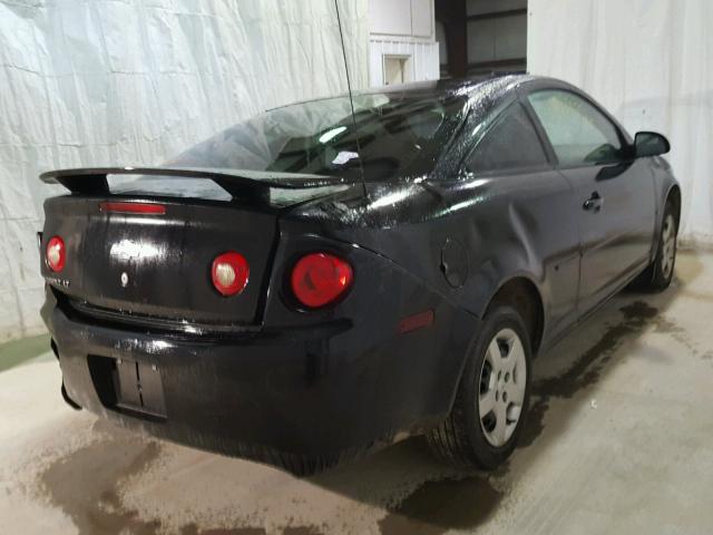 1G1AL15F477211923 - 2007 CHEVROLET COBALT LT BLACK photo 4