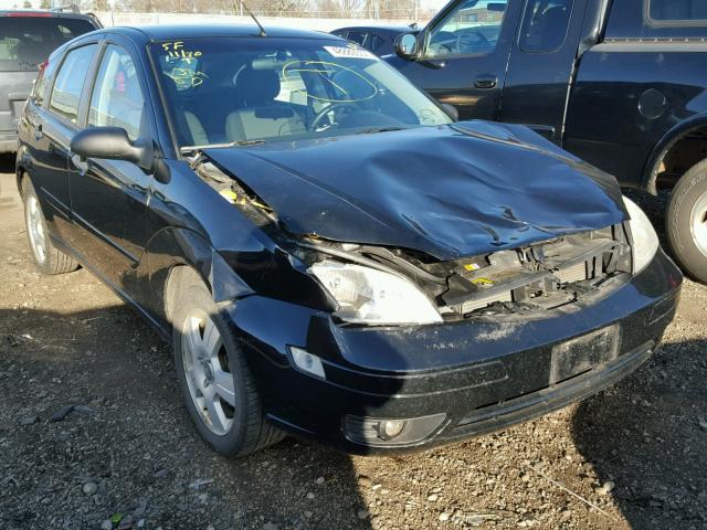 1FAHP37N17W151282 - 2007 FORD FOCUS ZX5 BLACK photo 1