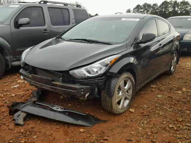 5NPDH4AE3GH777913 - 2016 HYUNDAI ELANTRA SE BLACK photo 2