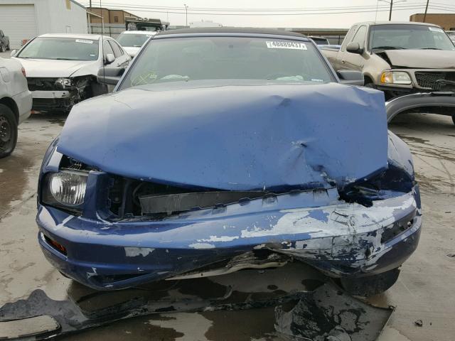 1ZVHT84N685169675 - 2008 FORD MUSTANG BLUE photo 9