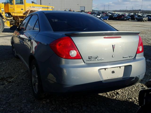 1G2ZJ57K394256569 - 2009 PONTIAC G6 BLUE photo 3