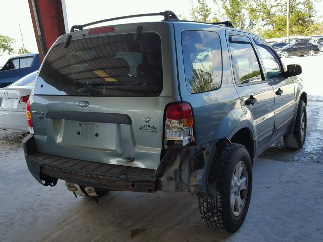 1FMYU93177KA59993 - 2007 FORD ESCAPE XLT GREEN photo 4