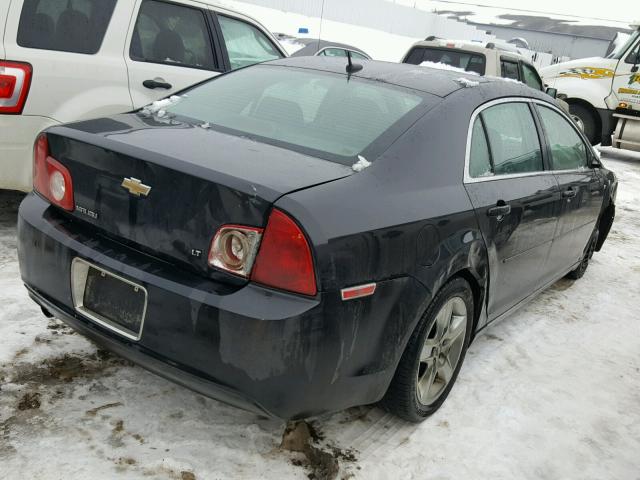 1G1ZH57B38F214745 - 2008 CHEVROLET MALIBU 1LT BLACK photo 4