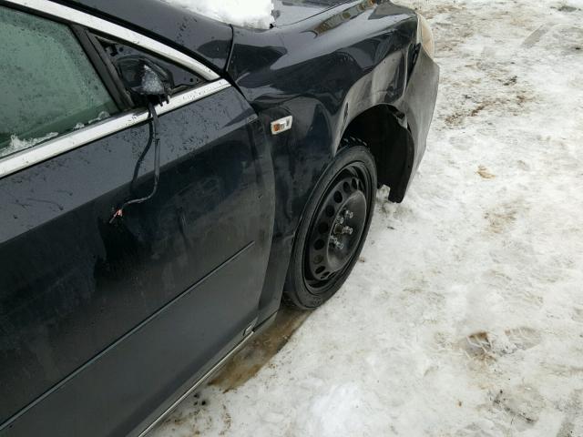 1G1ZH57B38F214745 - 2008 CHEVROLET MALIBU 1LT BLACK photo 9