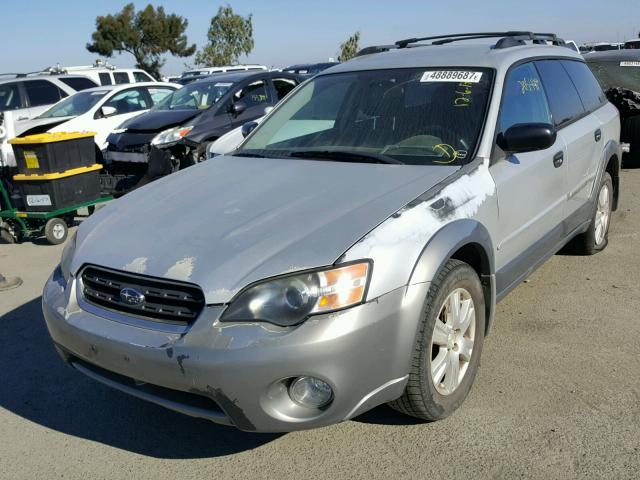 4S4BP61C357357599 - 2005 SUBARU LEGACY OUT SILVER photo 2