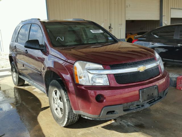 2CNDL23F286061949 - 2008 CHEVROLET EQUINOX LS MAROON photo 1