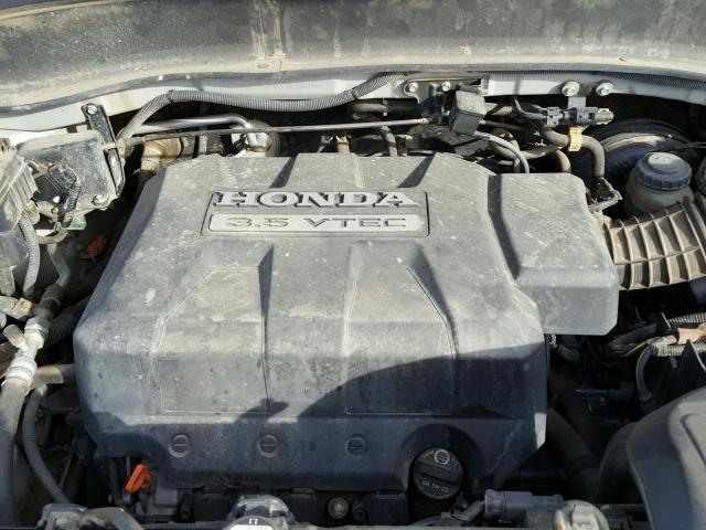 2HJYK16277H511928 - 2007 HONDA RIDGELINE SILVER photo 7