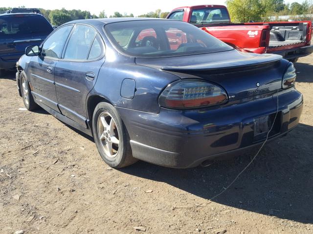 1G2WP52K23F151445 - 2003 PONTIAC GRAND PRIX BLUE photo 3