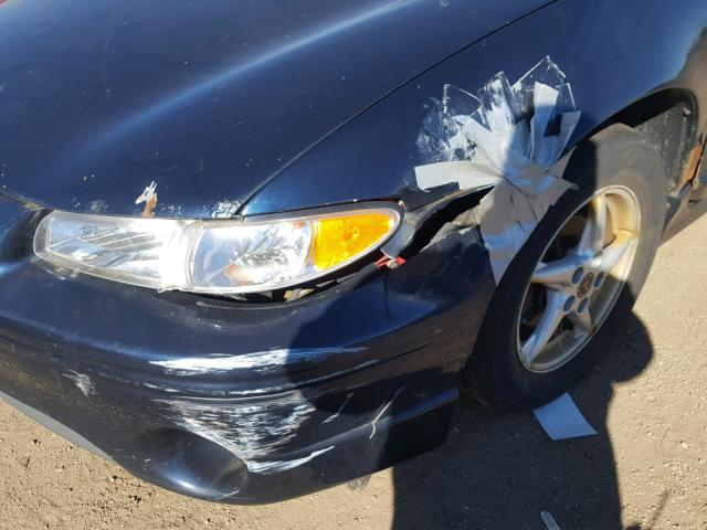 1G2WP52K23F151445 - 2003 PONTIAC GRAND PRIX BLUE photo 9