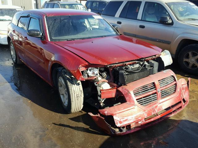 2D4FV48T55H622679 - 2005 DODGE MAGNUM SE RED photo 1