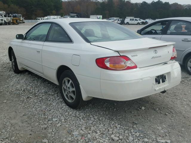 2T1CE22P53C020792 - 2003 TOYOTA CAMRY SOLA WHITE photo 3