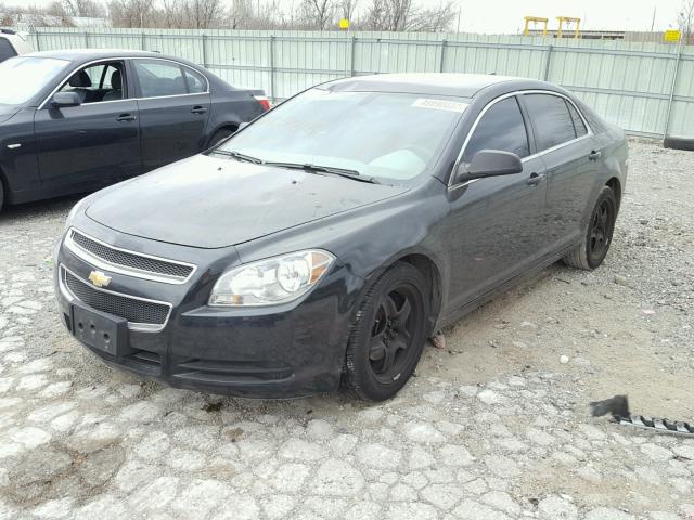 1G1ZB5E00CF321098 - 2012 CHEVROLET MALIBU LS BLACK photo 2